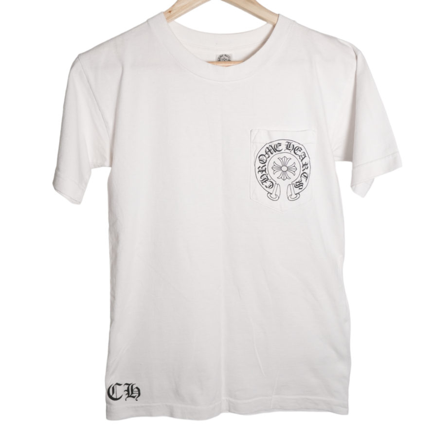 【CH T-SHRT LTD】 ロサンゼルス限定バックホースシュープリントTシャツ S