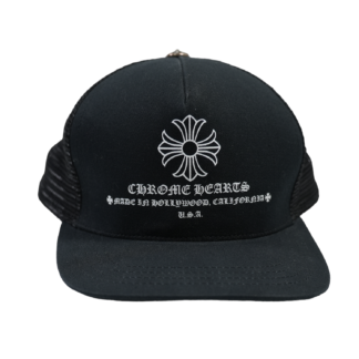 【TRUCKER CAP/トラッカーキャップ】CHプラスプリントクロスボール付メッシュ帽子