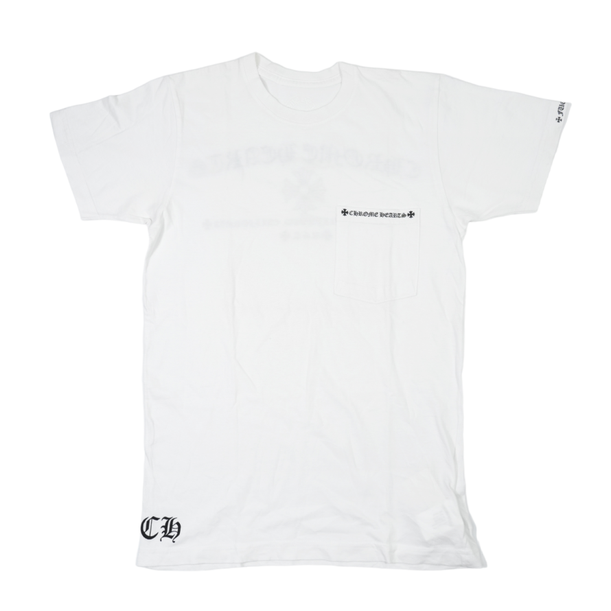 CH T-SHRT/1 バックCHプラスロゴプリントTシャツ