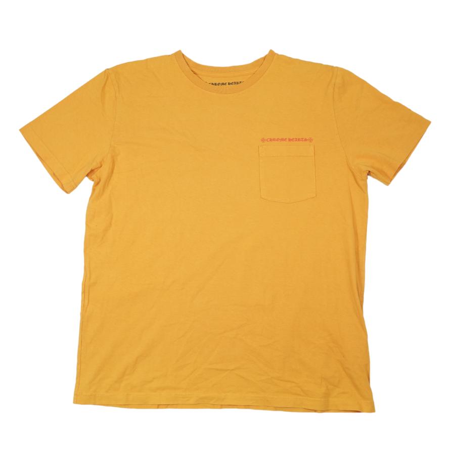 PPO mustard T-SHRT MATTY BOYバックプリントTシャツ SIZE:XL ※プリント割れあり