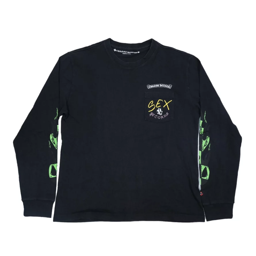 PPO SEXRCD STAY FAST LS MATTY BOYSexRecordsプリント長袖カットソー SIZE:L